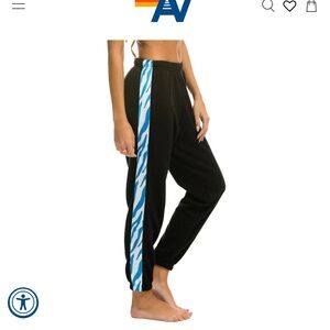 Aviator nation tiger striped sweats